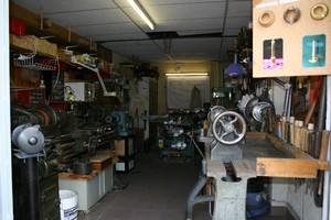 Vue intérieure de l'atelier