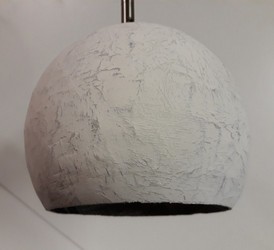 maquette verrerie papier mache vue de face