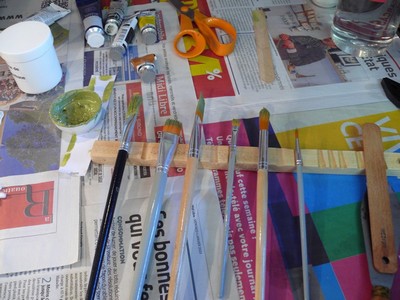 materiel peinture huile