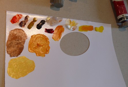 palette huile