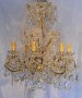 Lustre à cristaux 8 branches réf. 811